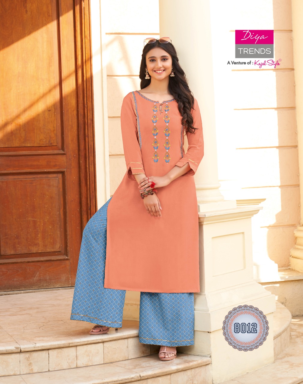 Diya Trends Presents Bibas Vol  8 Kurti With Bottom Collection