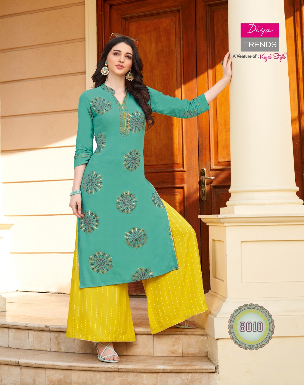 Diya Trends Presents Bibas Vol  8 Kurti With Bottom Collection