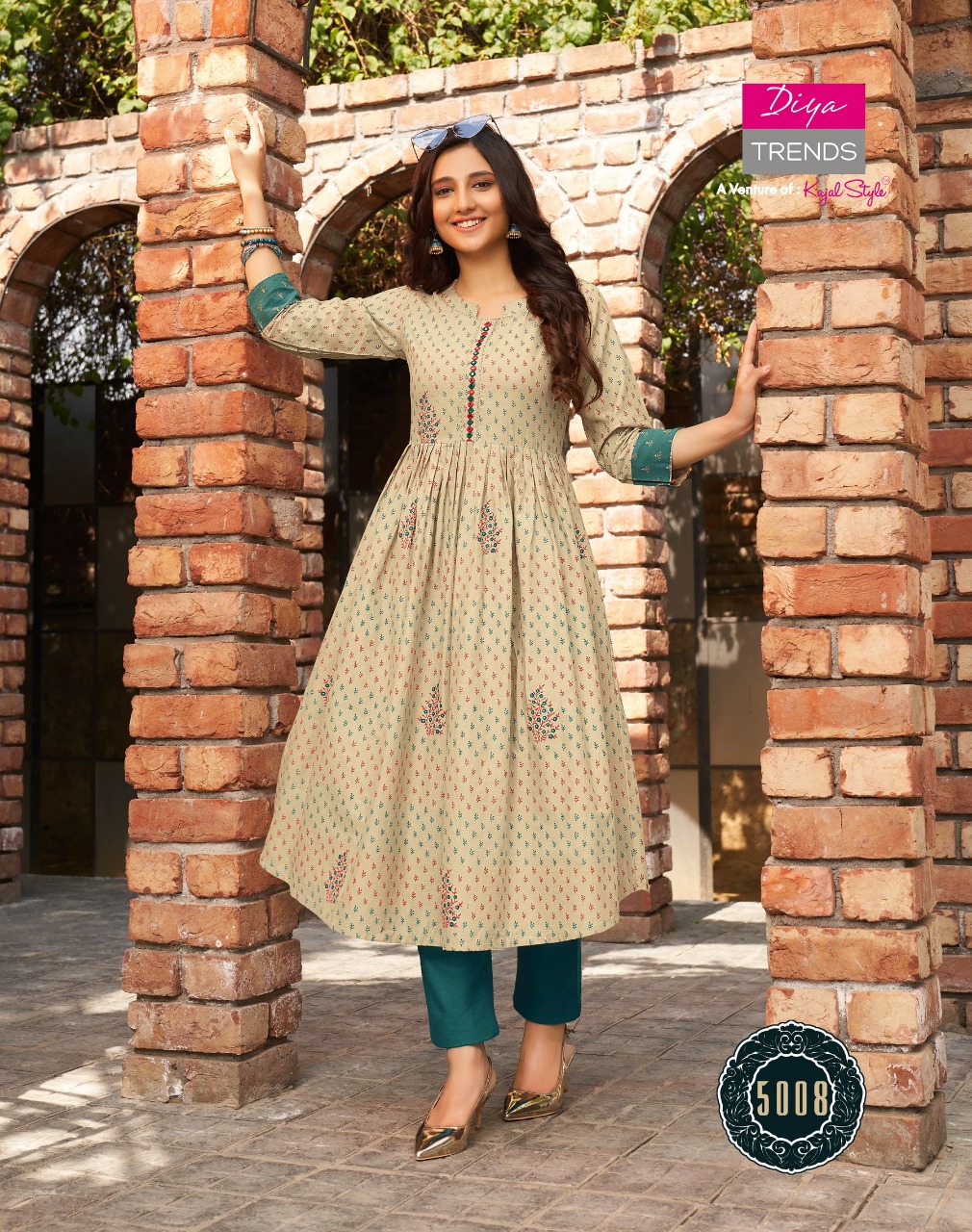 Diya Trends  Presents Ethnicity  Vol  5  Long Kurtis Collection