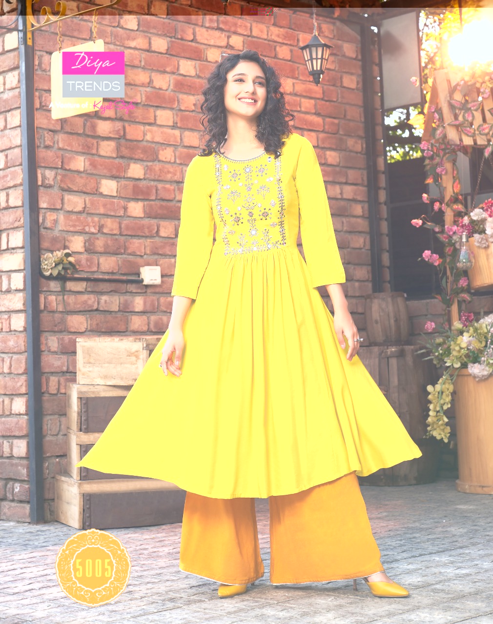 Diya Trends  Presents Ethnicity  Vol  5  Long Kurtis Collection