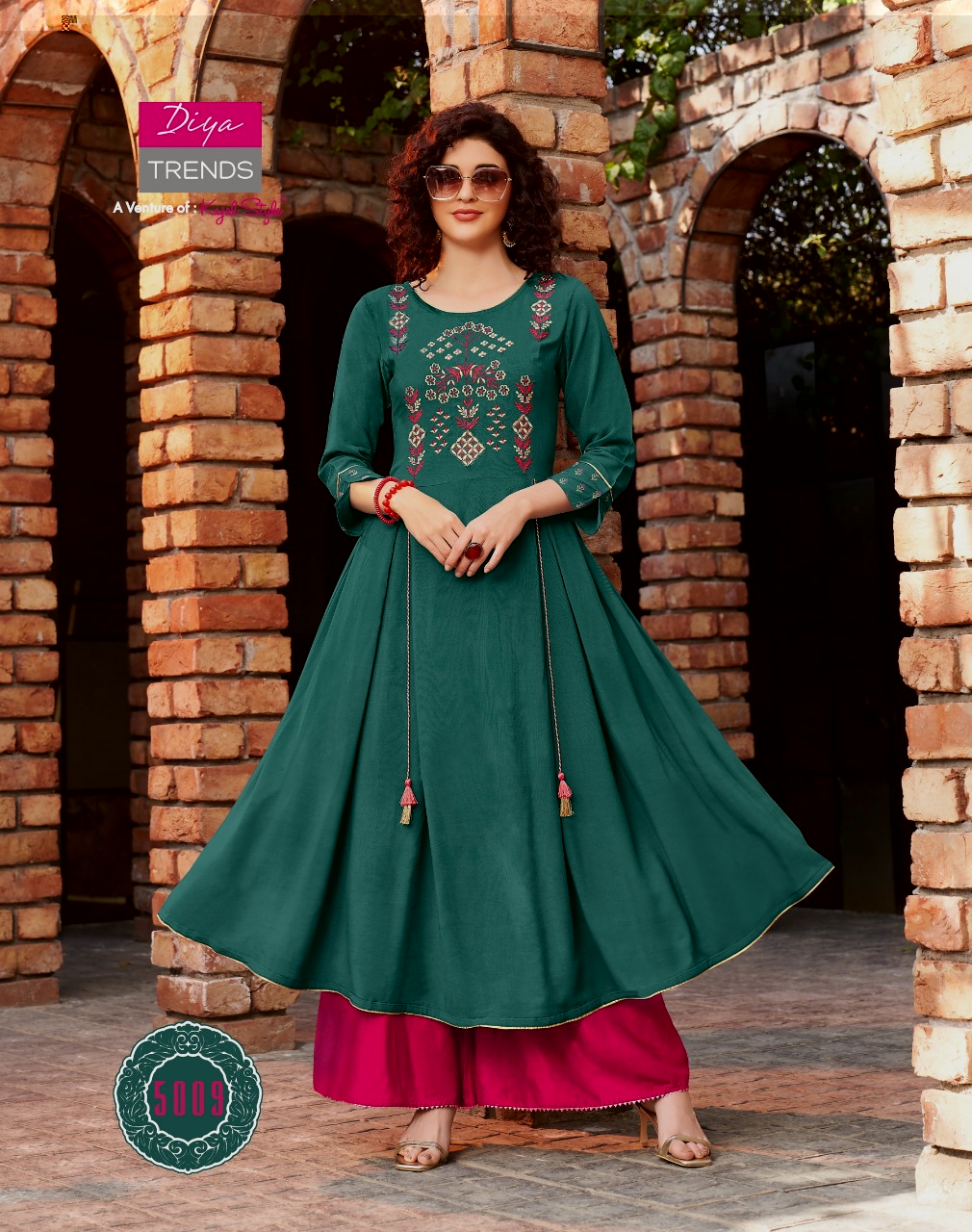 Diya Trends  Presents Ethnicity  Vol  5  Long Kurtis Collection