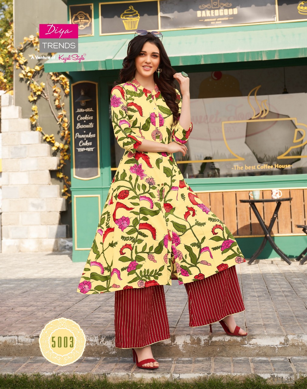Diya Trends  Presents Ethnicity  Vol  5  Long Kurtis Collection
