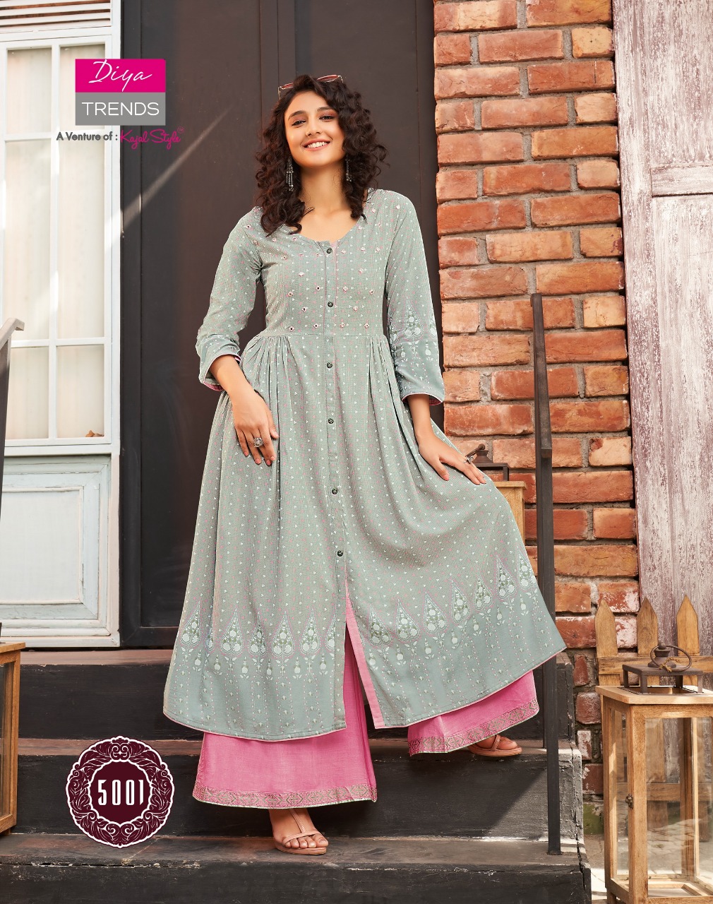 Diya Trends  Presents Ethnicity  Vol  5  Long Kurtis Collection