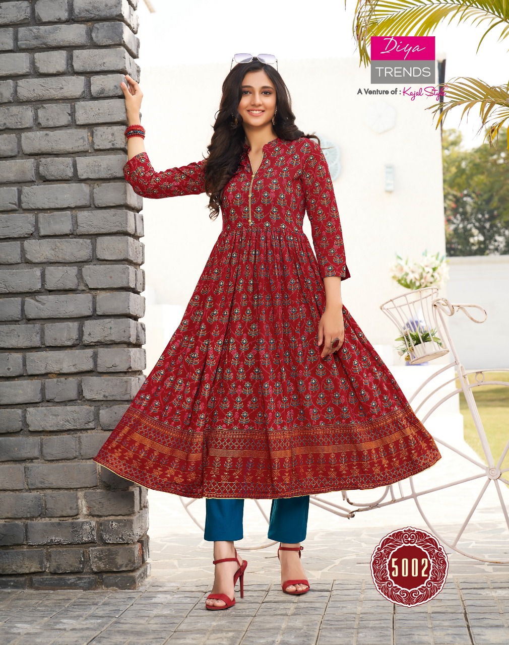 Diya Trends  Presents Ethnicity  Vol  5  Long Kurtis Collection
