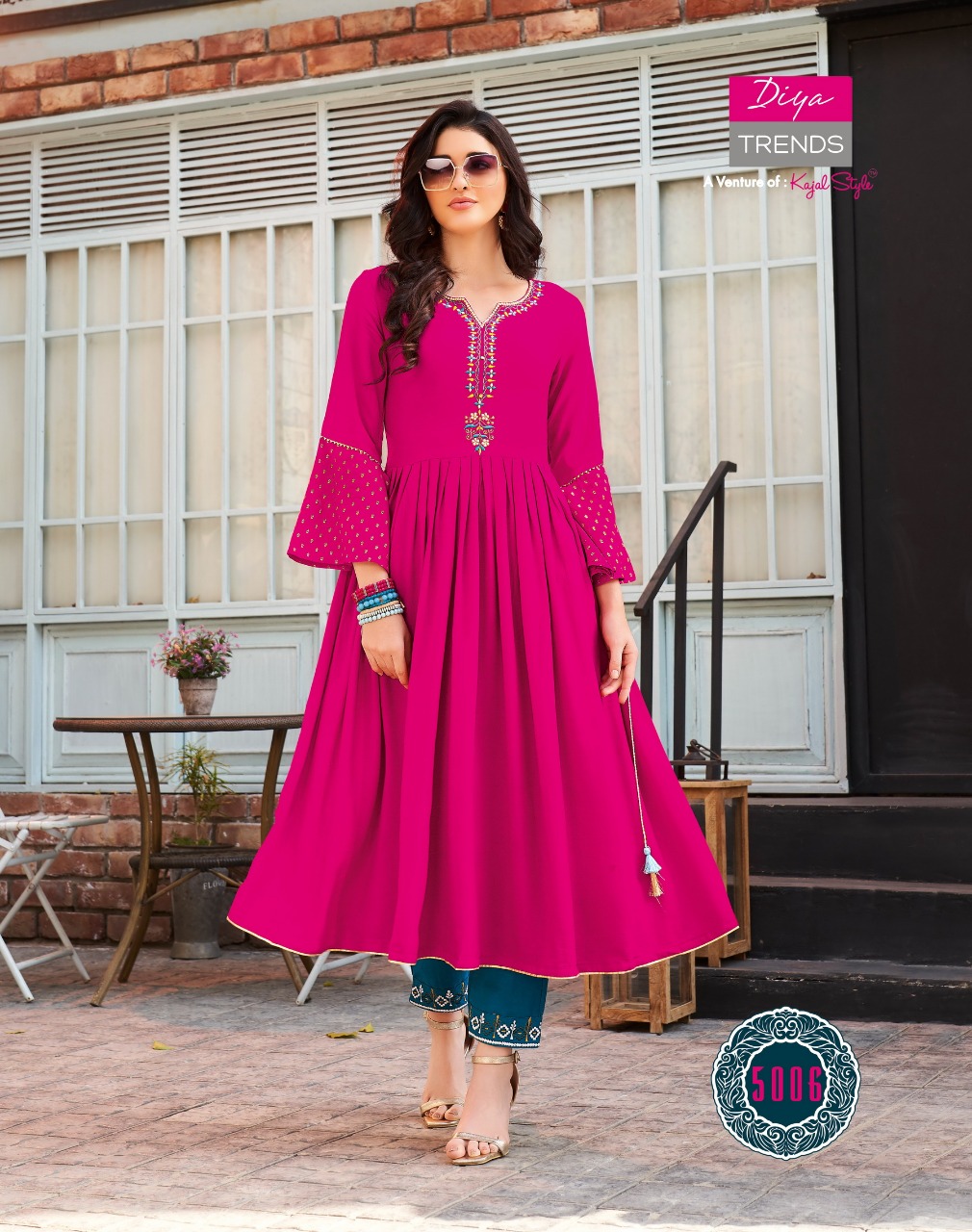 Diya Trends  Presents Ethnicity  Vol  5  Long Kurtis Collection