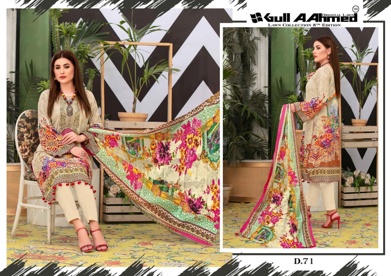 Gull Ahmed  Vol 8 Hit  Lawn Karachi Collection
