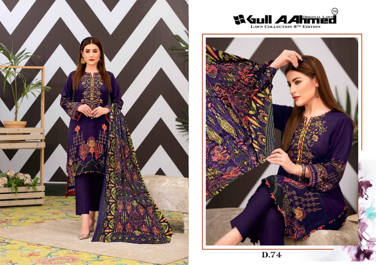 Gull Ahmed  Vol 8 Hit  Lawn Karachi Collection