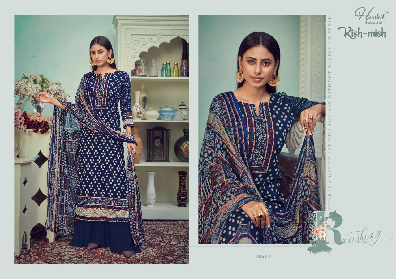 Harshit  Presents Kishmish  Designer Dress Material