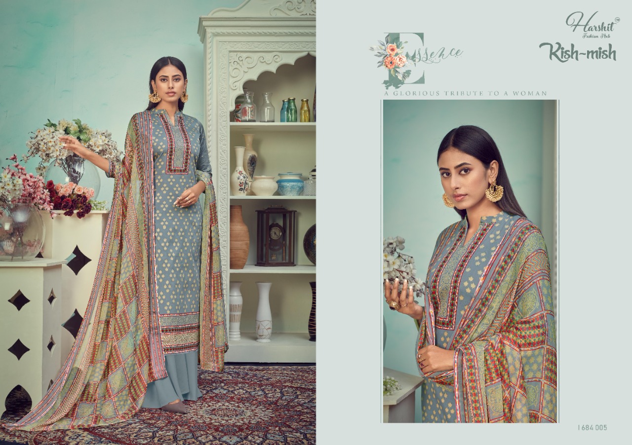 Harshit  Presents Kishmish  Designer Dress Material