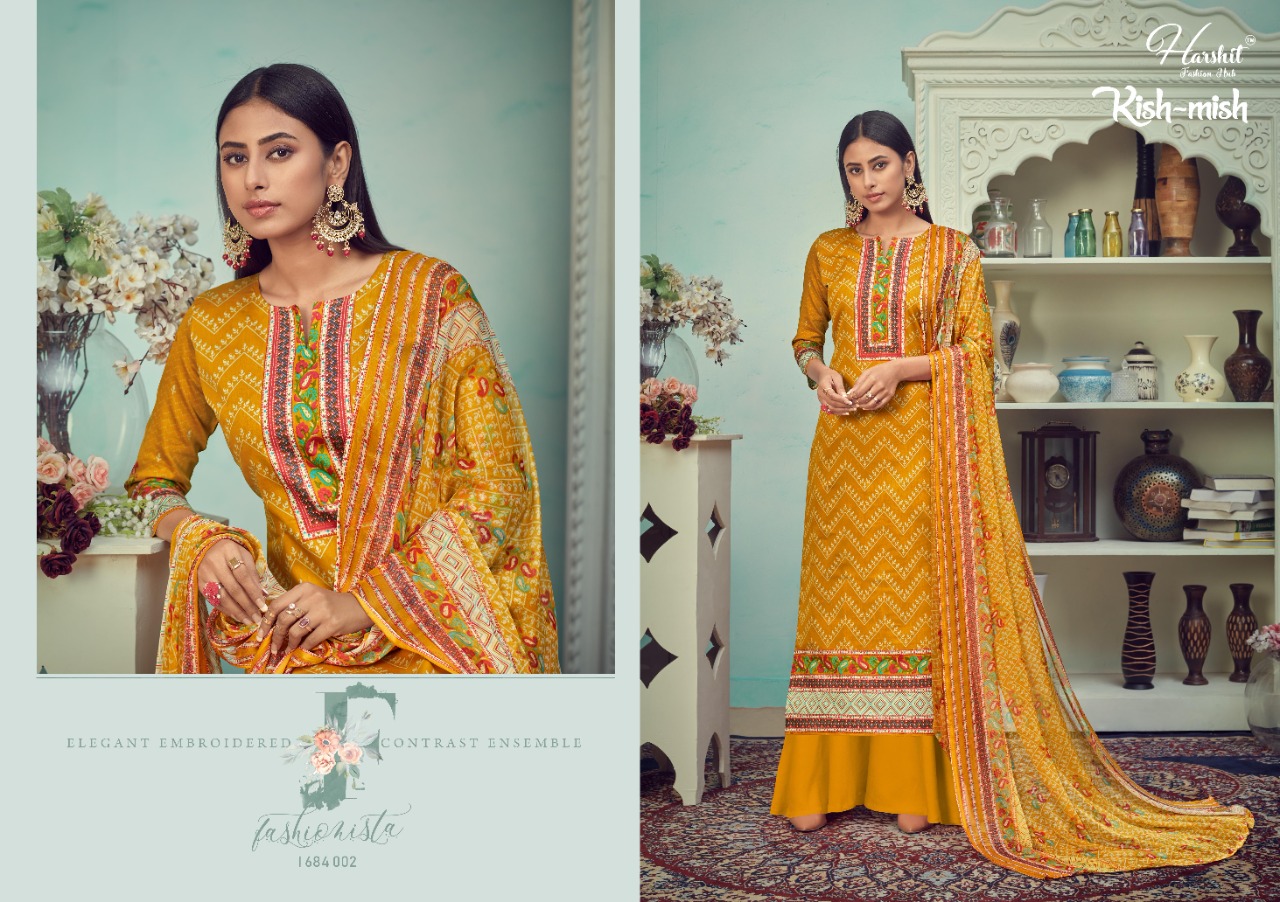Harshit  Presents Kishmish  Designer Dress Material