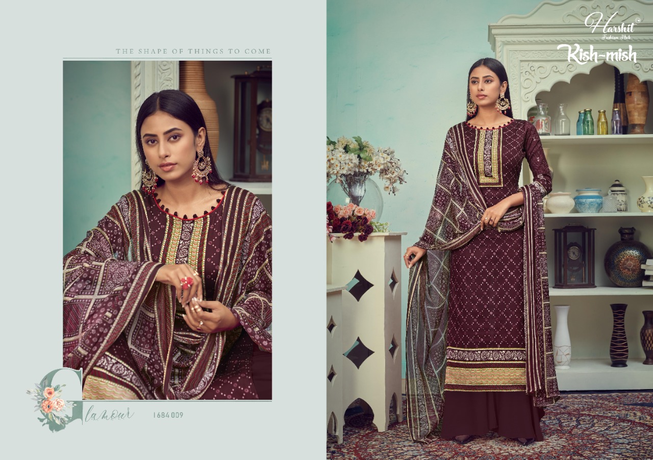 Harshit  Presents Kishmish  Designer Dress Material