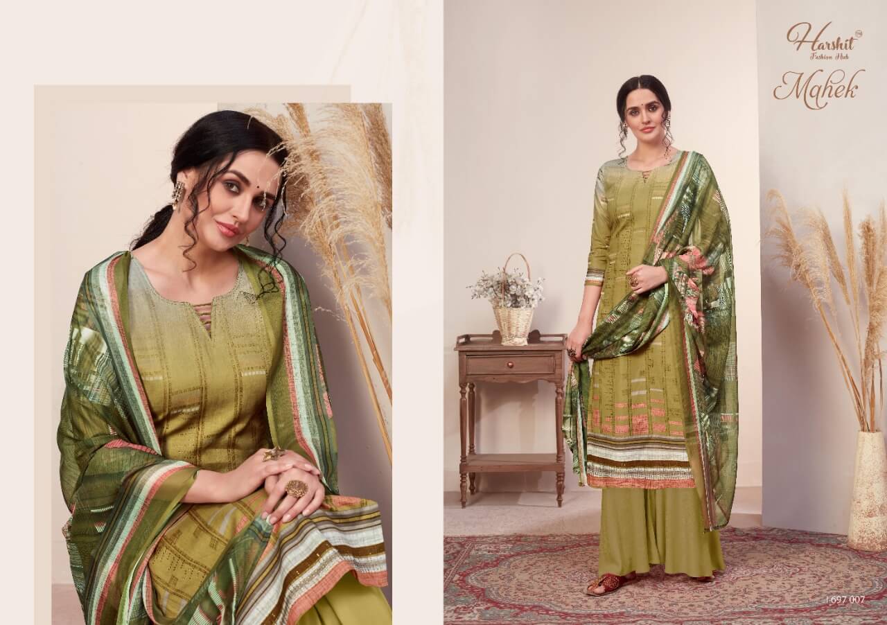 Harshit Presents Mahek   Digital Printed Dress Material