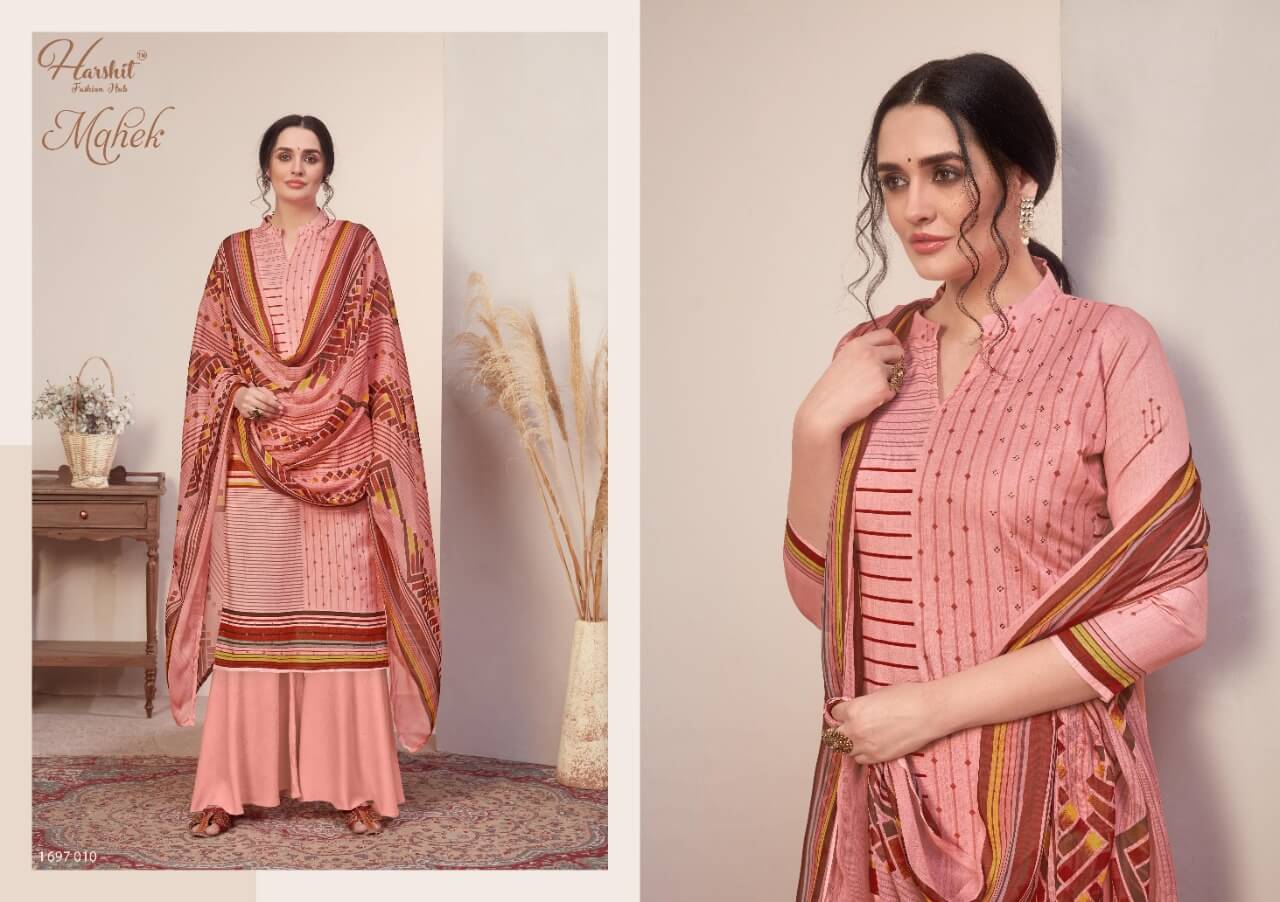 Harshit Presents Mahek   Digital Printed Dress Material