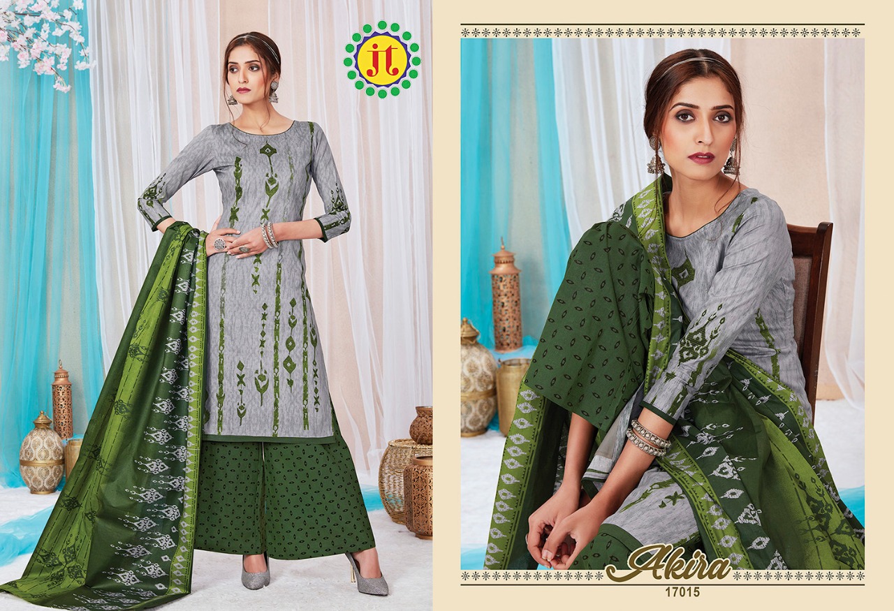Jt Presents Akira Vol 17 Cotton Dress Materials Collection