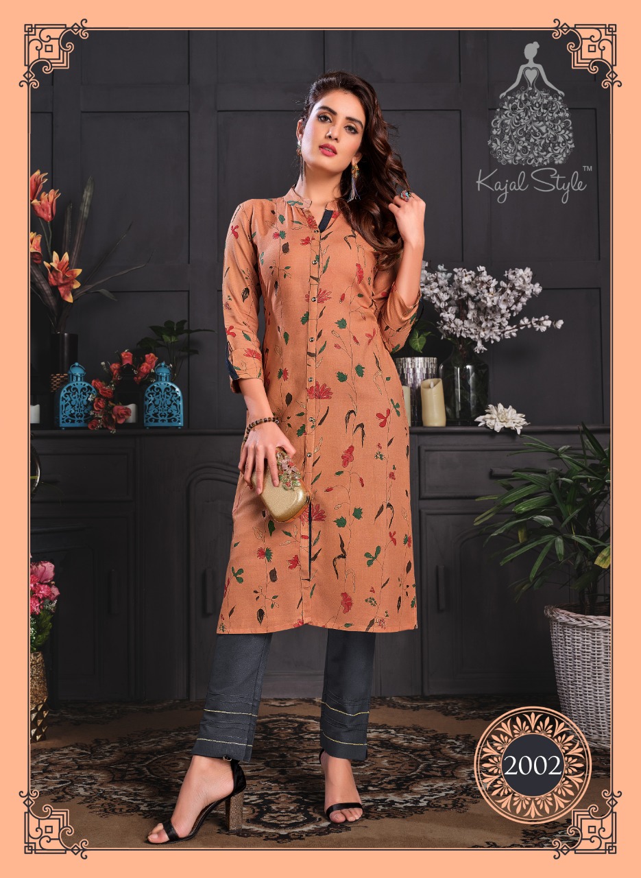 Kajal Style Presents Paradise Vol  2  Kurti With Bottom Collection