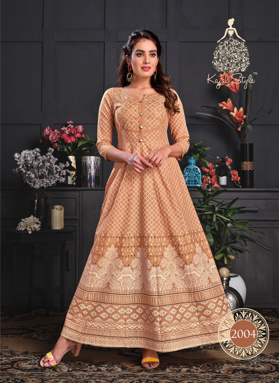 Kajal Style Presents Paradise Vol  2  Kurti With Bottom Collection