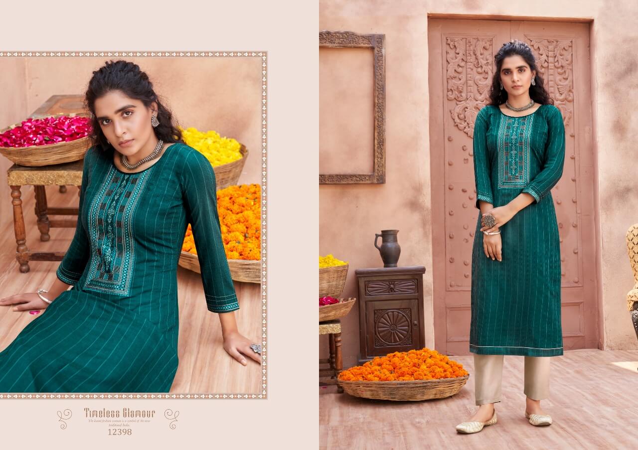 Kalaroop Presents  Pili  Vol 2  Fancy Designer Kurtis Collection