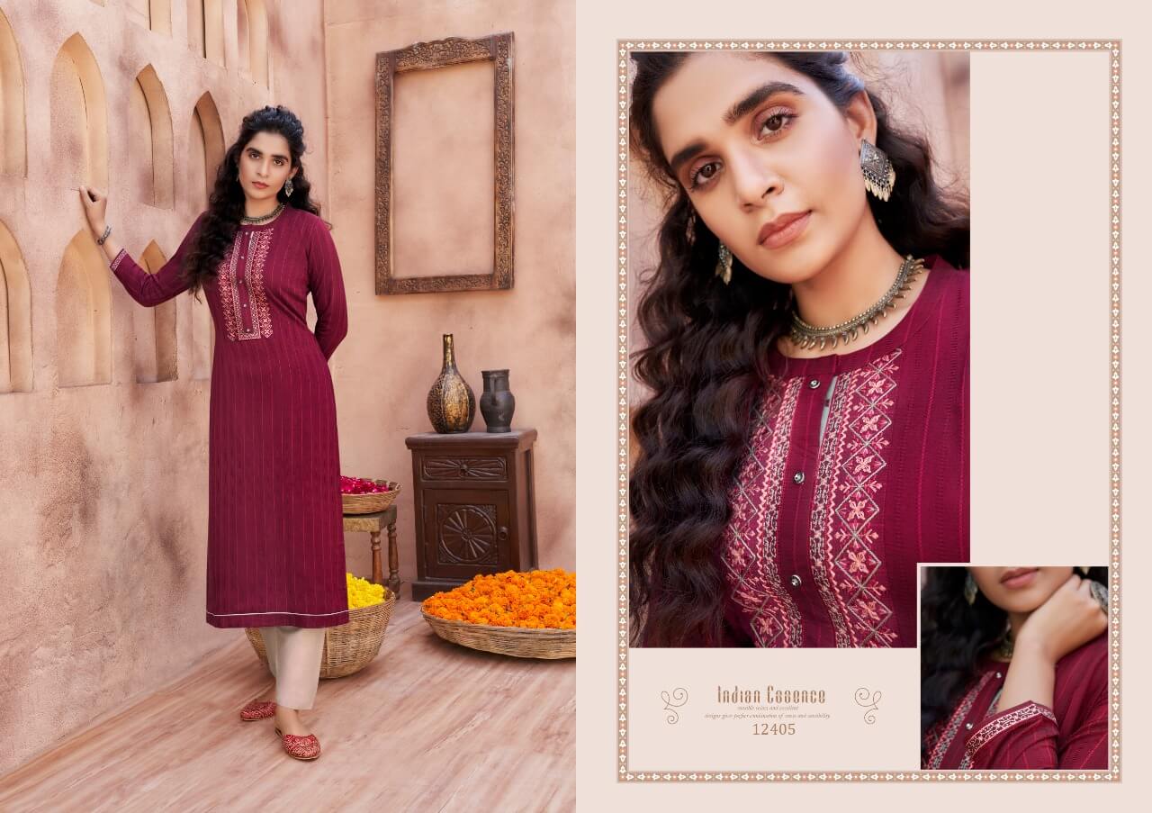 Kalaroop Presents  Pili  Vol 2  Fancy Designer Kurtis Collection