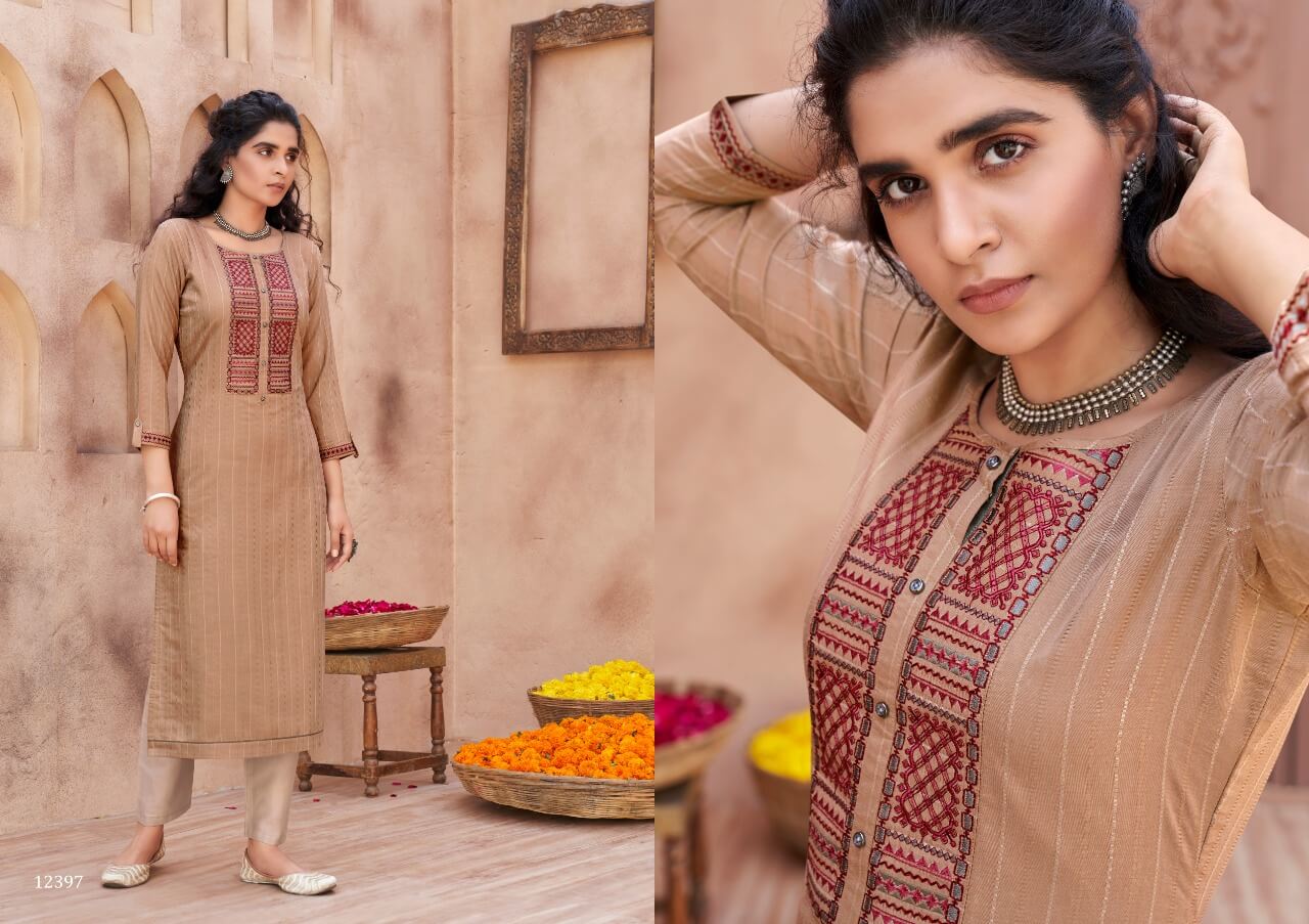 Kalaroop Presents  Pili  Vol 2  Fancy Designer Kurtis Collection