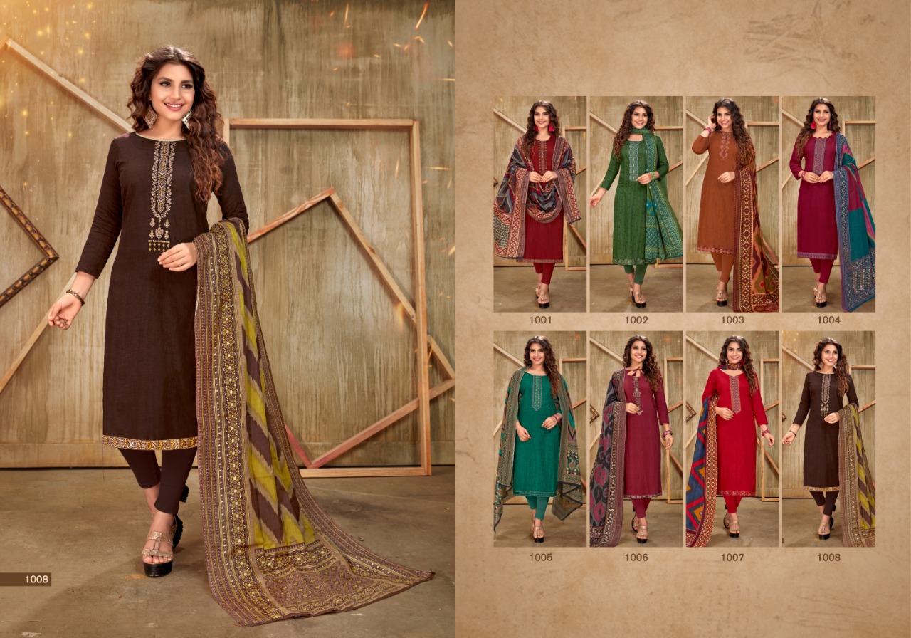 Kesariya Presents  Aarohi Digital Printed Dress Materials Collection