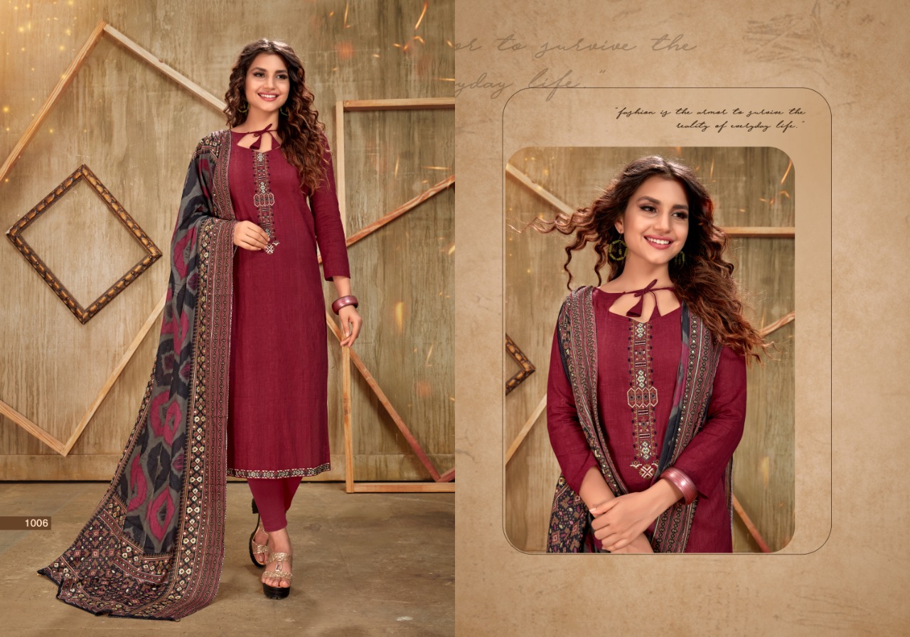 Kesariya Presents  Aarohi Digital Printed Dress Materials Collection