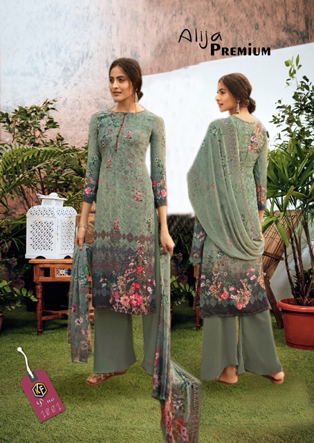 Alija Premium  Luxury  Printed Dress Materials