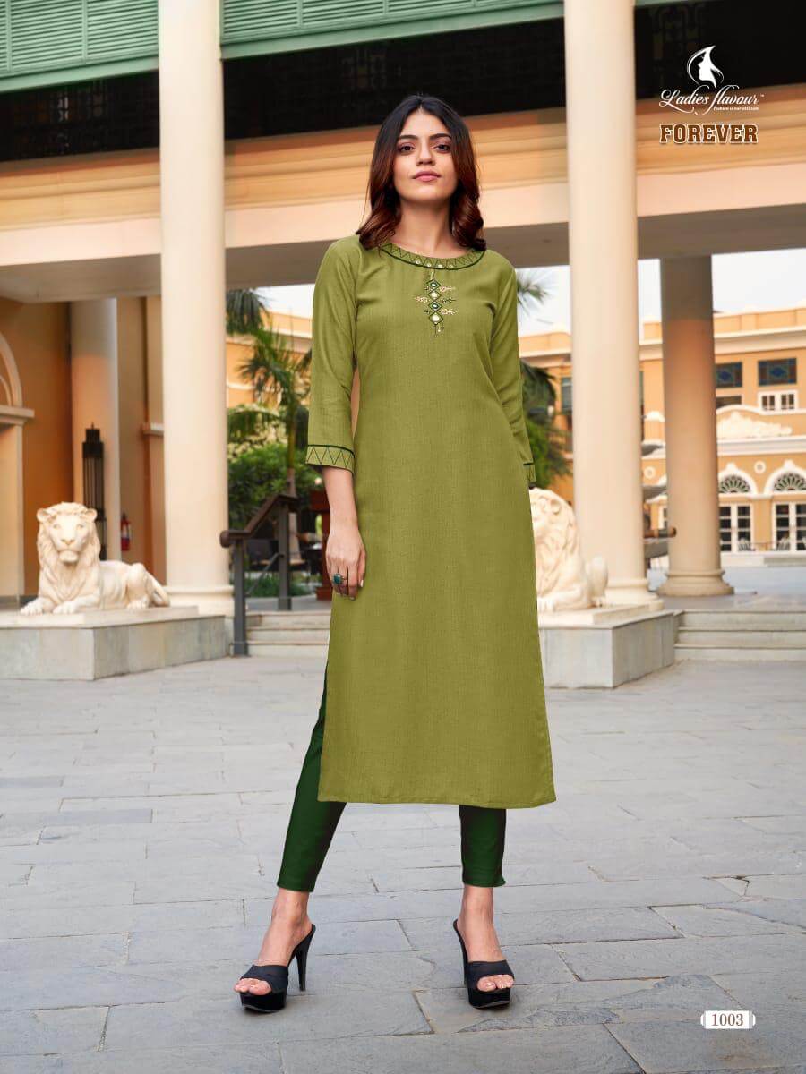 Ladies Flavour Presents  Forever  Designer  Kurtis Collection