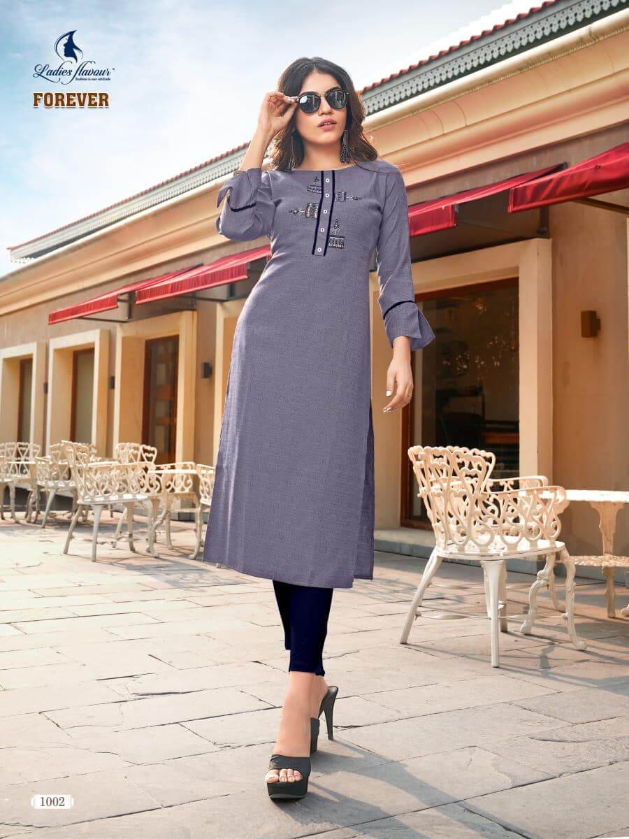 Ladies Flavour Presents  Forever  Designer  Kurtis Collection