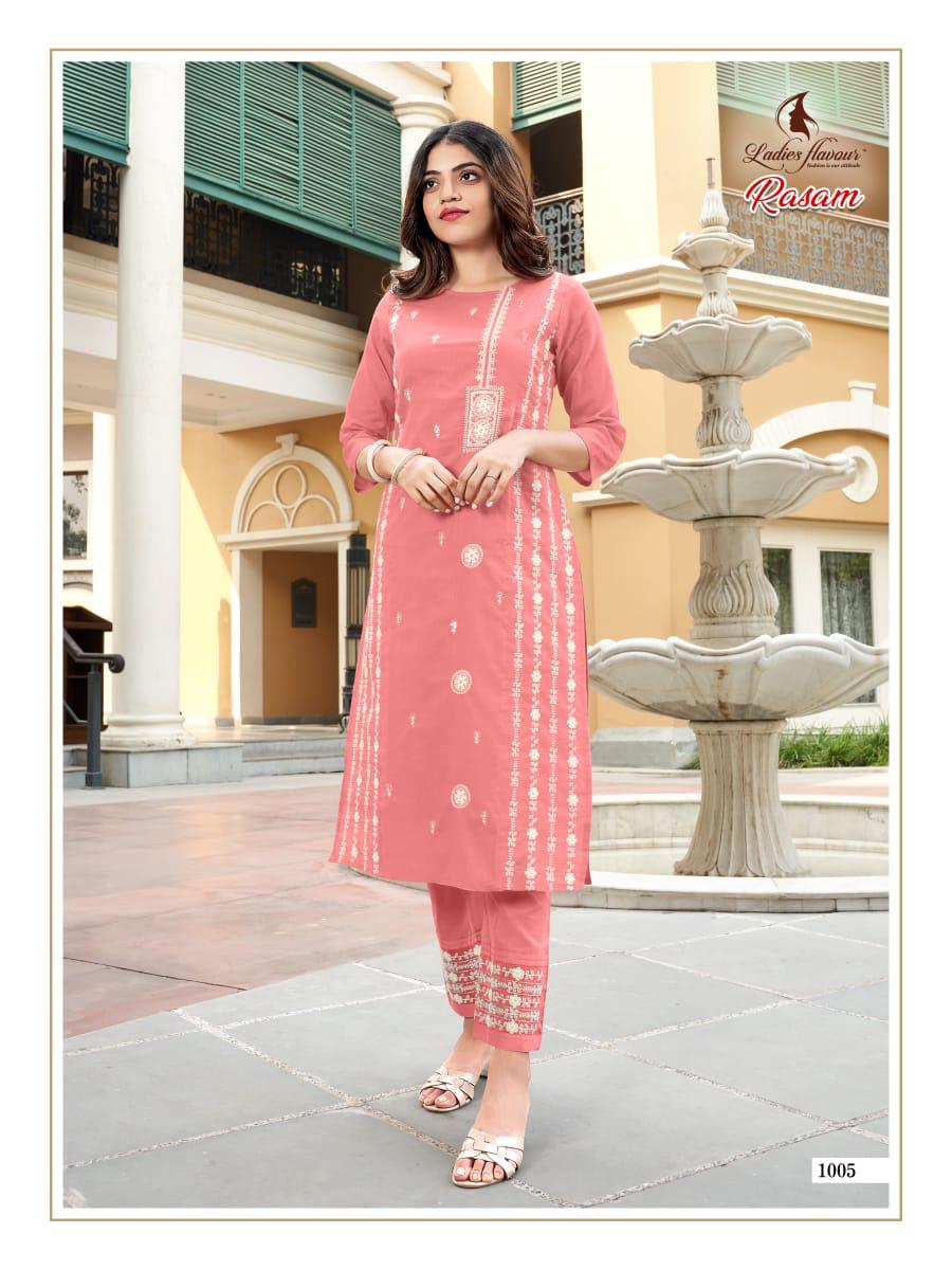 Ladies Flavour Presents  Rasam  Kurti With Bottom Collection