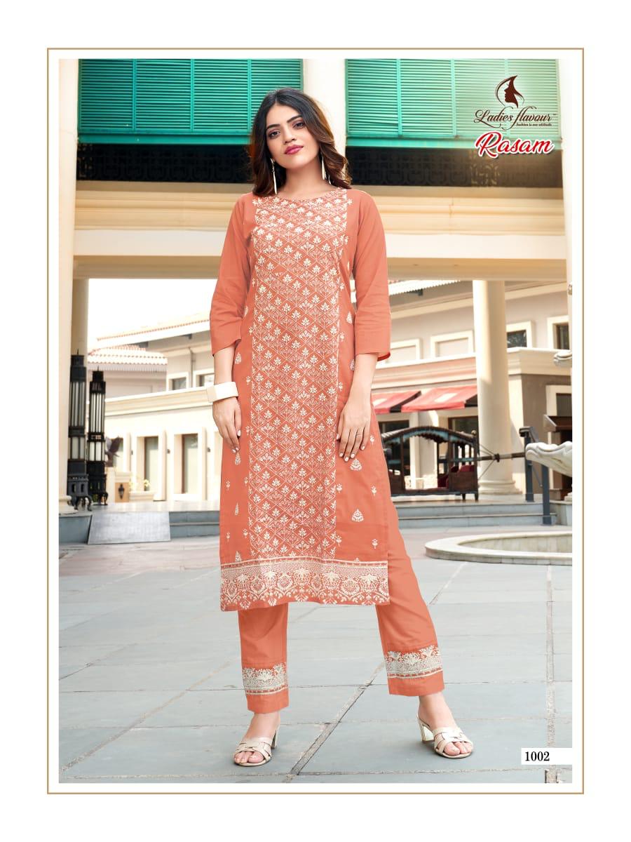 Ladies Flavour Presents  Rasam  Kurti With Bottom Collection