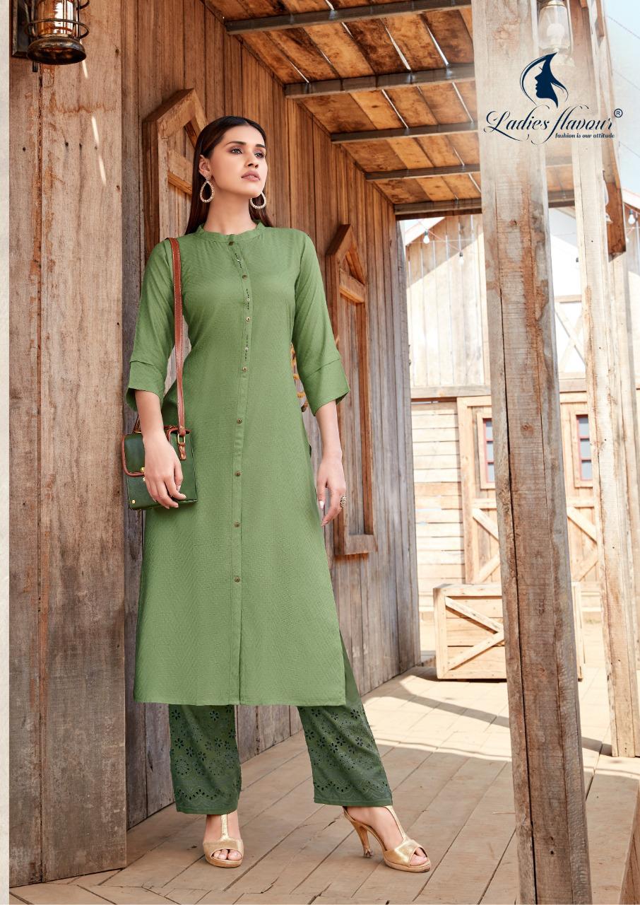 Ladies Flavour Presents  Shehnaz Vol 2 Designer Kurti With Bottom
