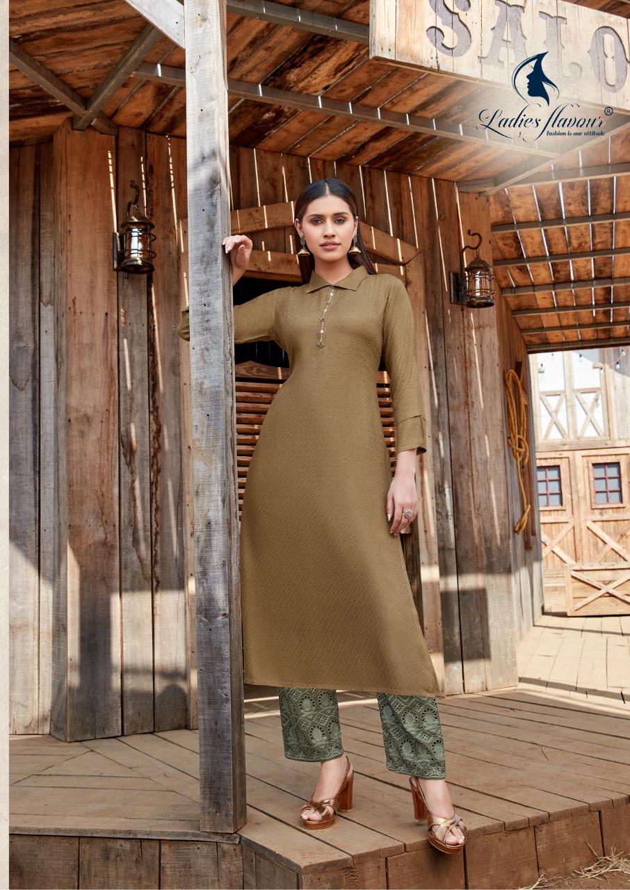 Ladies Flavour Presents  Shehnaz Vol 2 Designer Kurti With Bottom