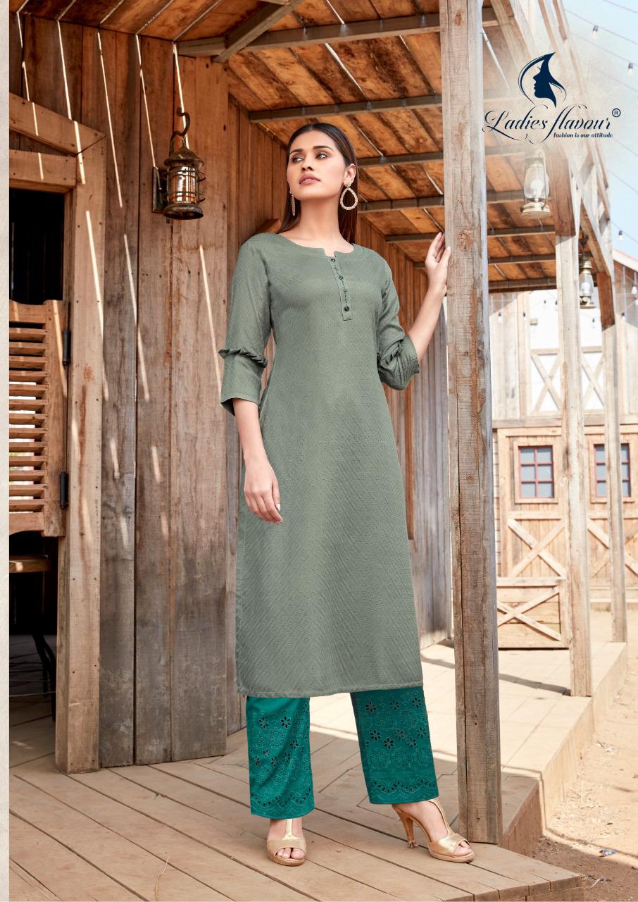 Ladies Flavour Presents  Shehnaz Vol 2 Designer Kurti With Bottom