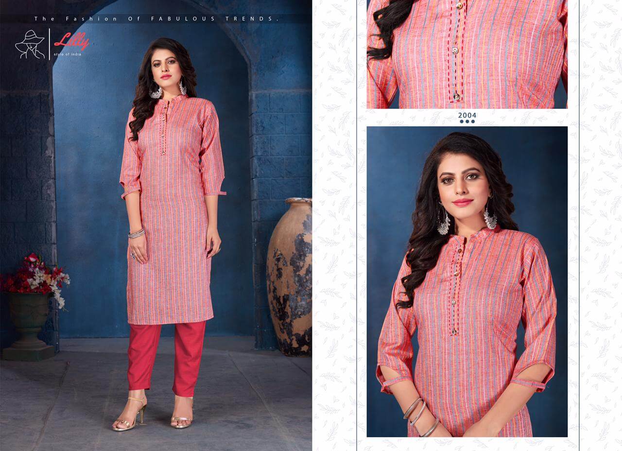 Lilly  Presents Amira  Fancy Kurti Collection