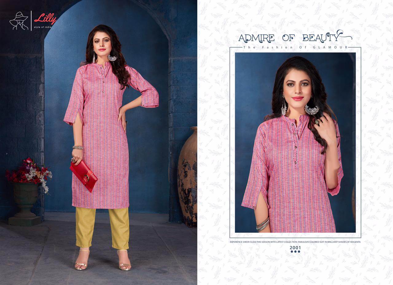 Lilly  Presents Amira  Fancy Kurti Collection