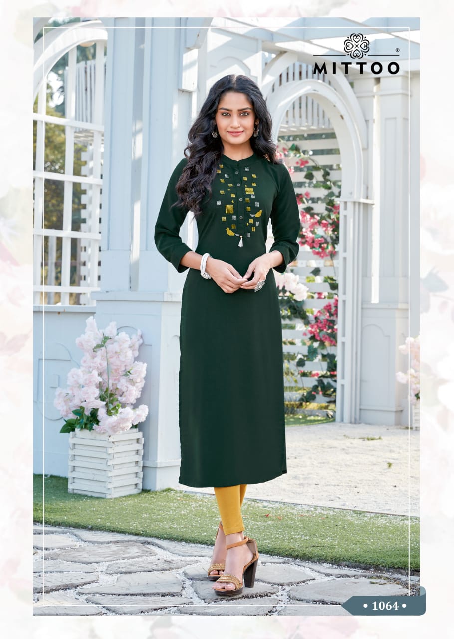 Mittoo Presents  Fentastic Vol 4 Fancy Ethnic Wear Designer Kurti Collection