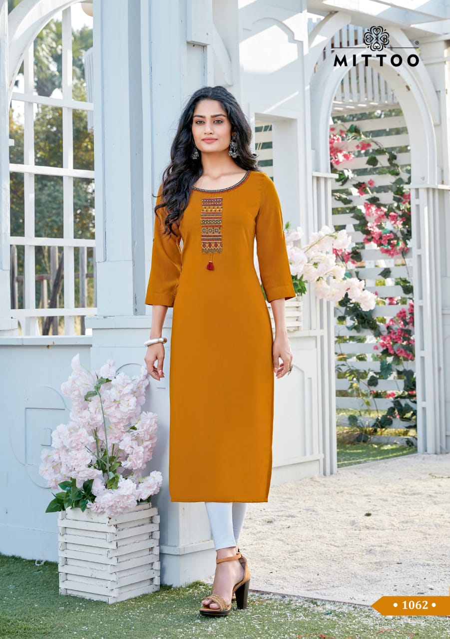 Mittoo Presents  Fentastic Vol 4 Fancy Ethnic Wear Designer Kurti Collection