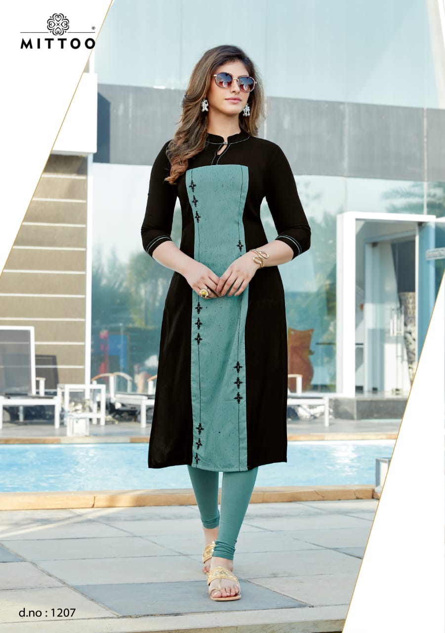 Mittoo Presents  Palak  Vol 23 Ethnic Wear  Kurti Collection