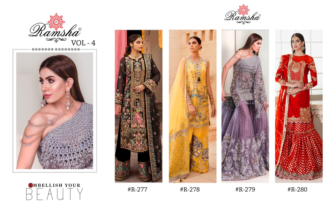Ramsha  Pakistani Salwar Suits Collection