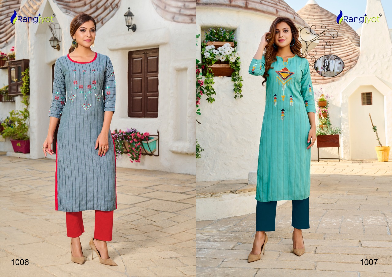 Rangjyot Presents  Siya Vol  1 Designer Kurtis