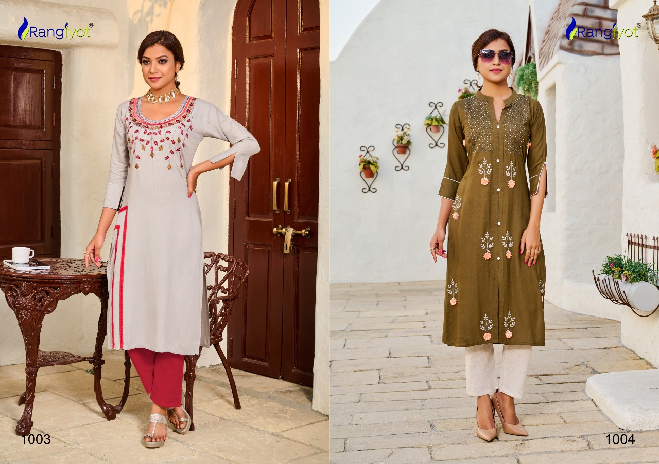 Rangjyot Presents  Siya Vol  1 Designer Kurtis
