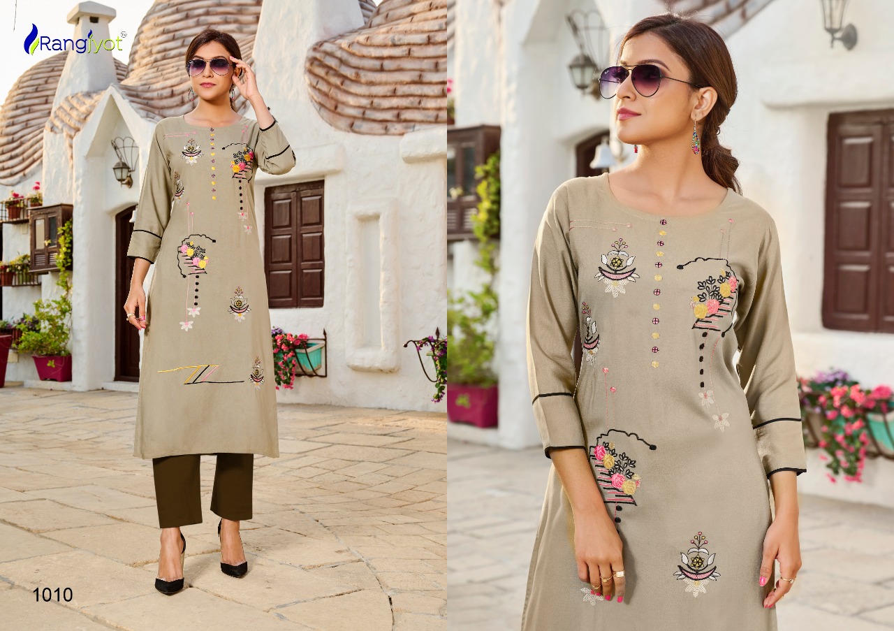Rangjyot Presents  Siya Vol  1 Designer Kurtis