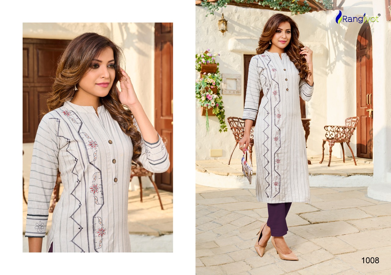 Rangjyot Presents  Siya Vol  1 Designer Kurtis
