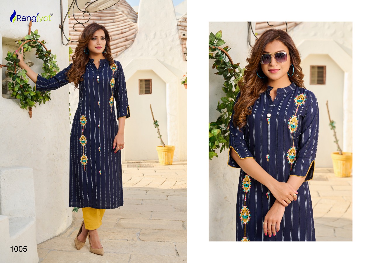 Rangjyot Presents  Siya Vol  1 Designer Kurtis