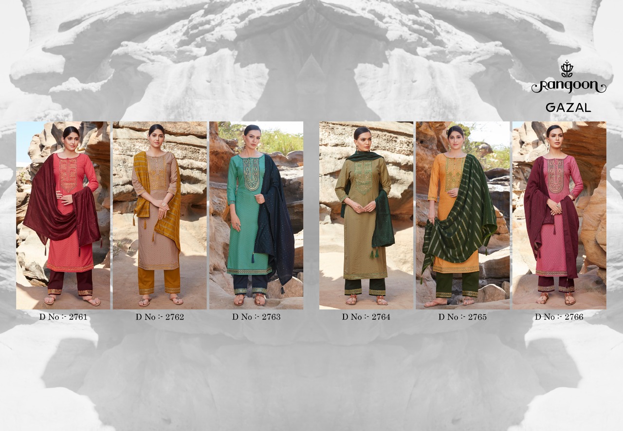 Rangoon Presents  Gazal Designer Readymade   Collection