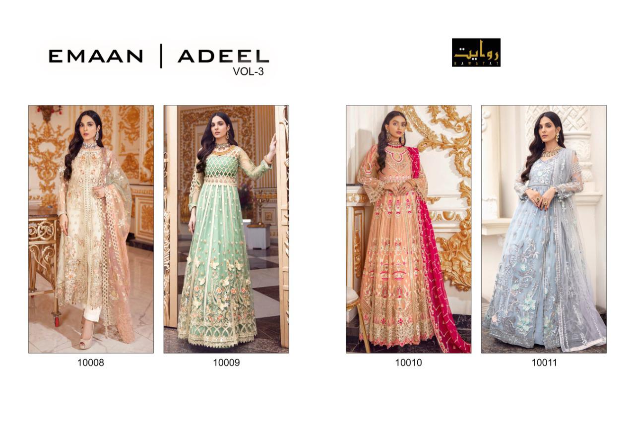 Rawayat Presents  Emaan Adeel Vol  3 Pakistani Salwar Suits