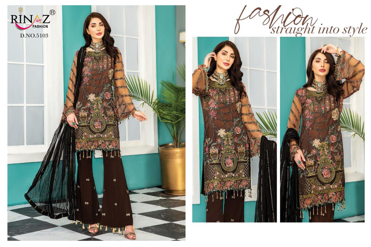 Rinaz Presents  Mariyam's Gold  Vol 8 Pakistani Salwar Suits Collection
