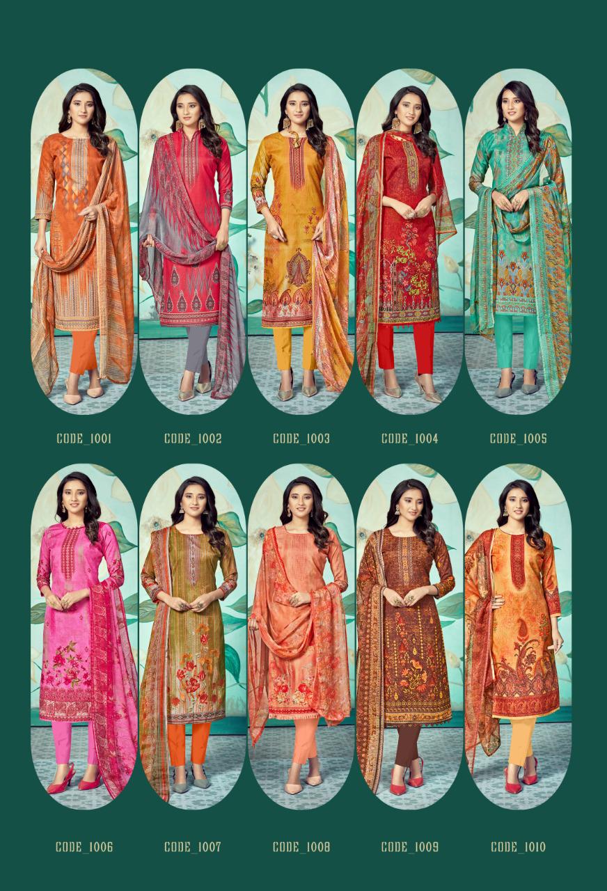 Roli Moli Presents  Mallika  Vol 6 Designer Dress Material