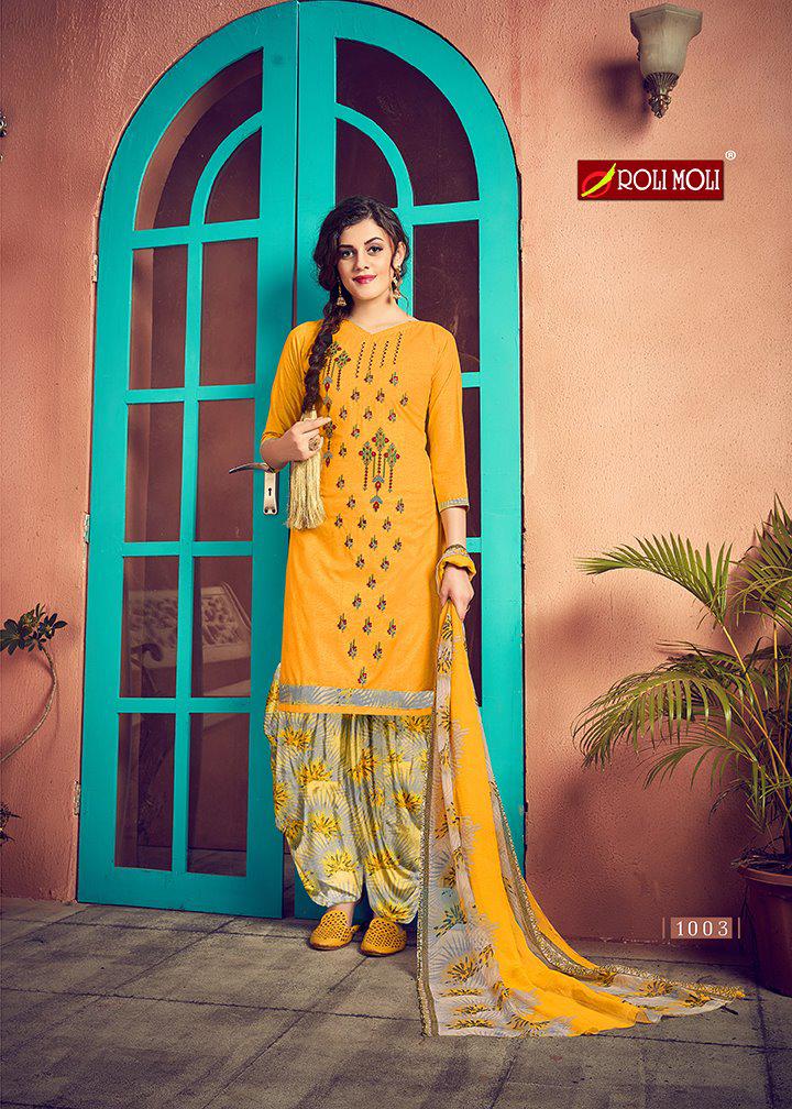 Roli Moli  Presents  Mehreen  Dress Materials Collection