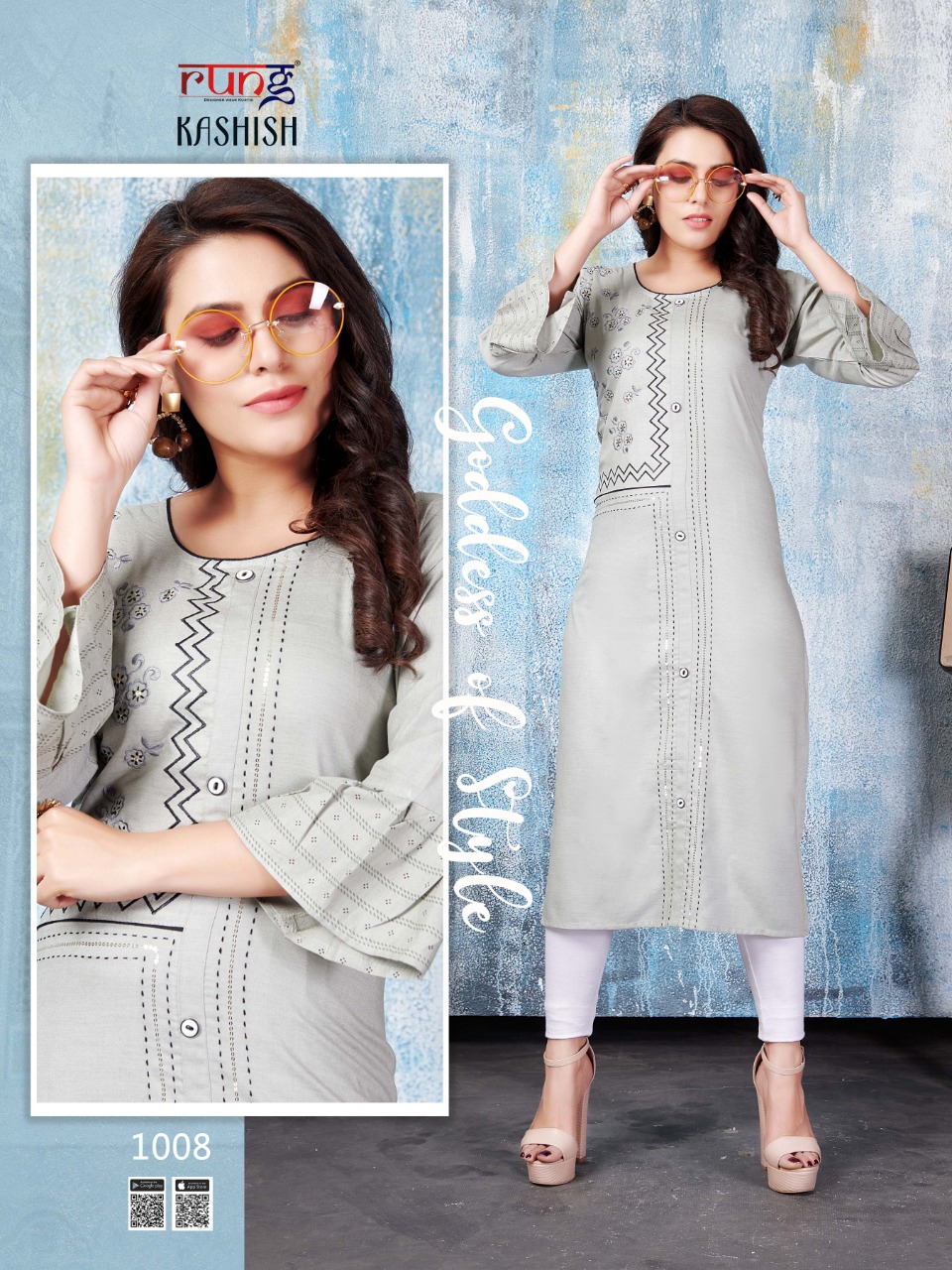 Rung  Presents Kashish Casual Wear Kurtis